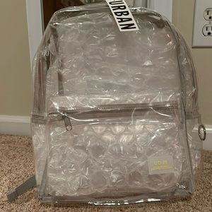 NWT Urban Outfitters Clear Backpack